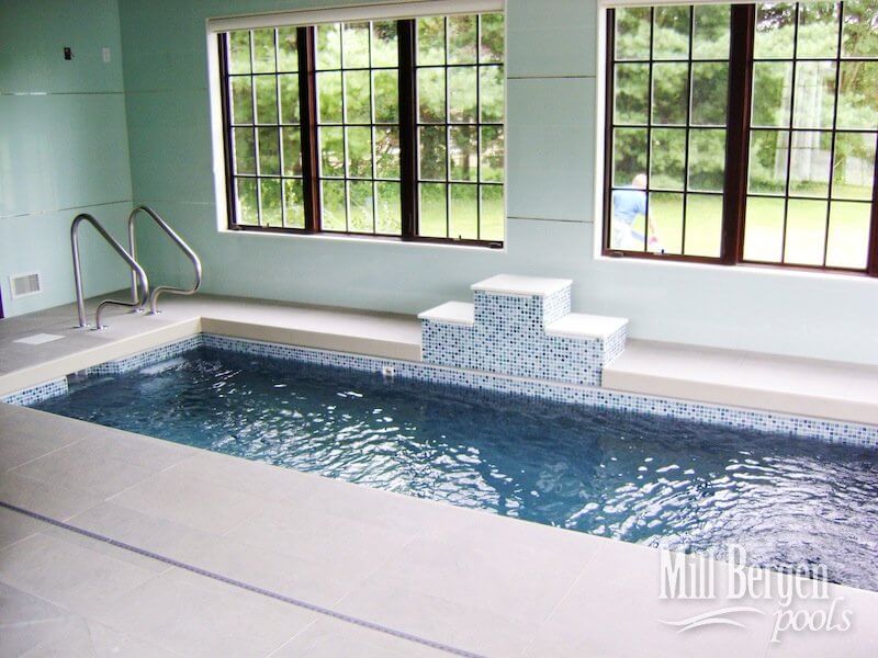 Indoor Pool with Raised Wall